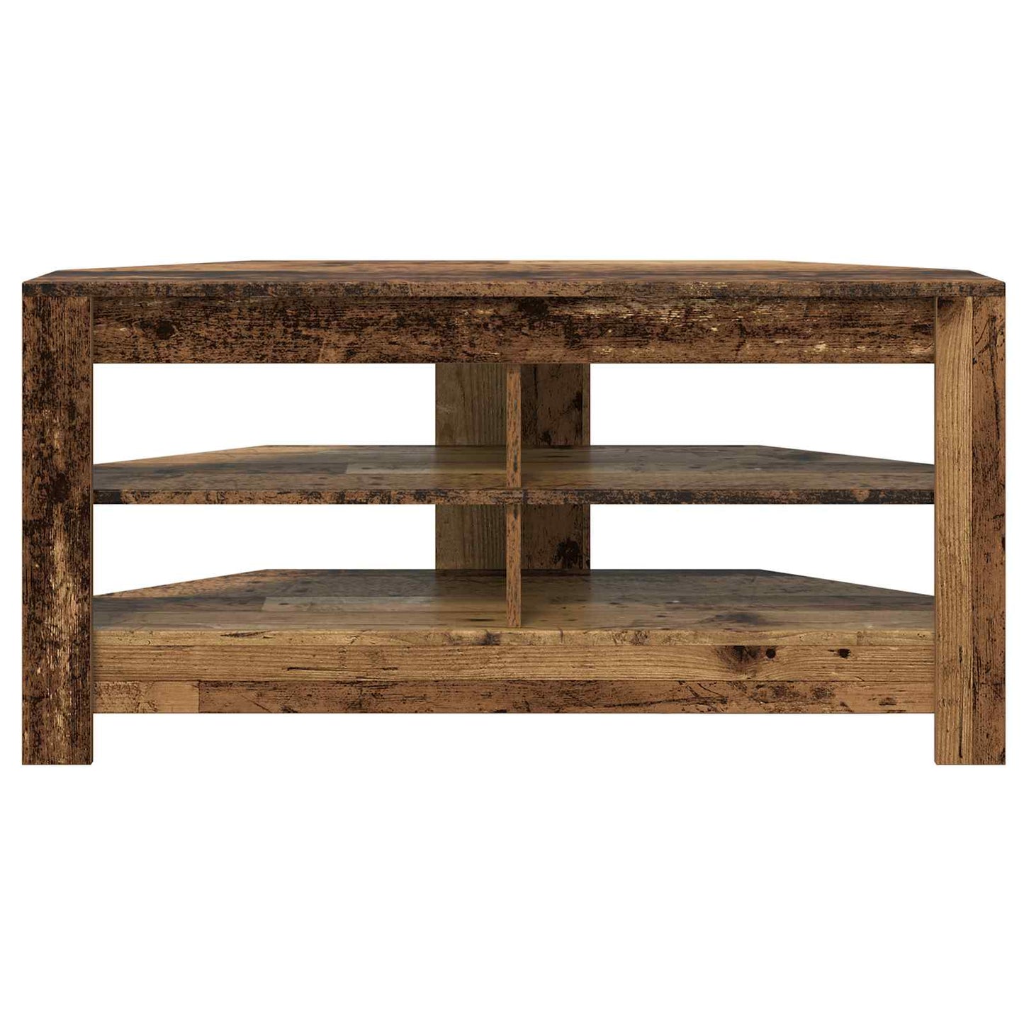 HoekTVKast Oud Hout 102 x 40,5 x 45 cm Bewerkt hout is nu te koop bij PeponiXL, paradijselijk wonen!