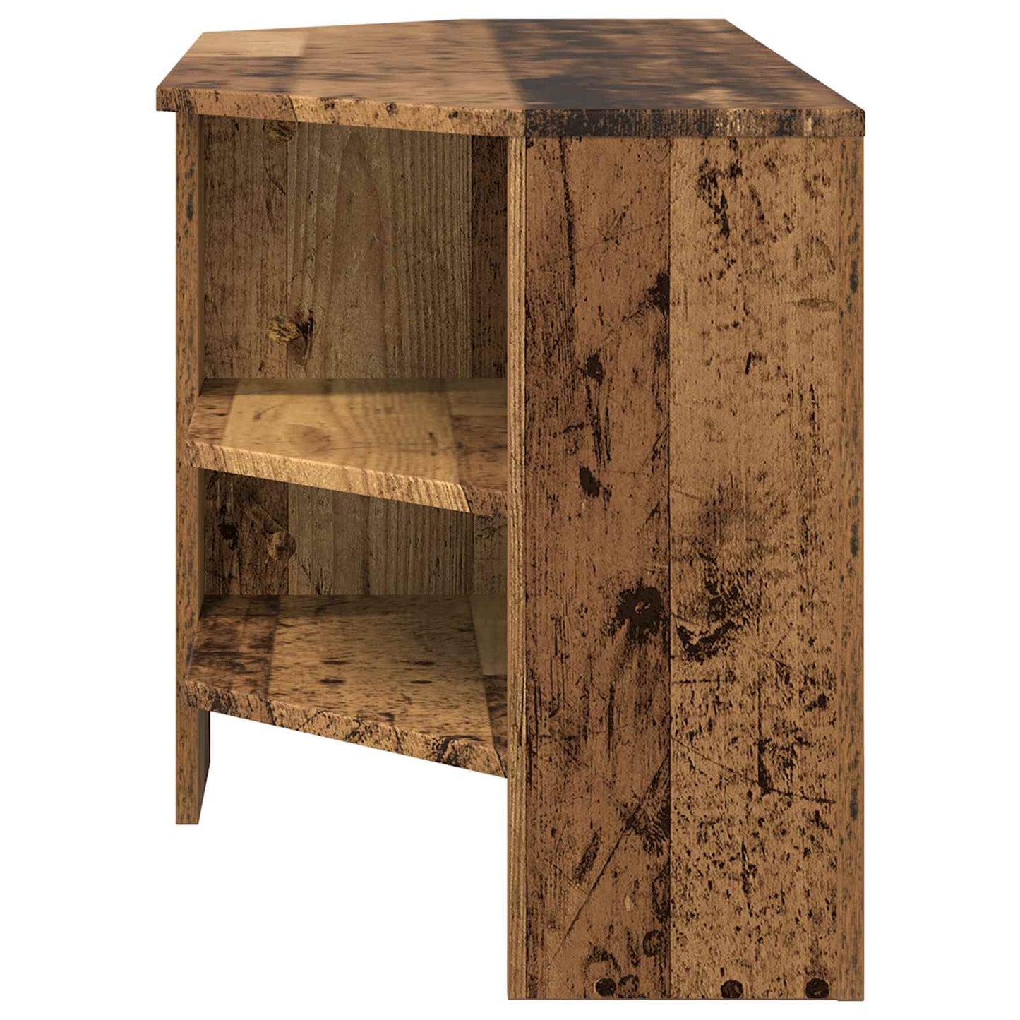 HoekTVKast Oud Hout 102 x 40,5 x 45 cm Bewerkt hout is nu te koop bij PeponiXL, paradijselijk wonen!