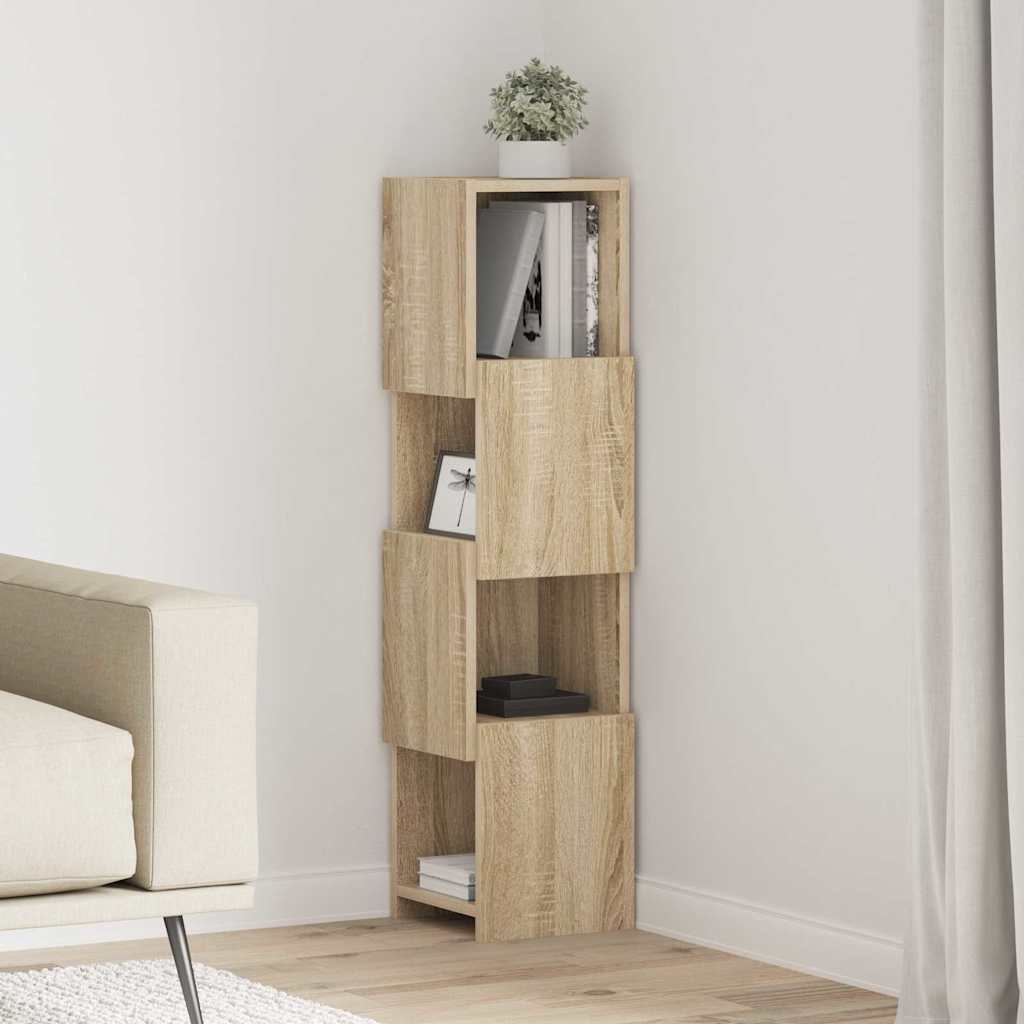 Hoekkast Sonoma Eiken 25,5x25x102cm Bewerkt hout is nu te koop bij PeponiXL, paradijselijk wonen!