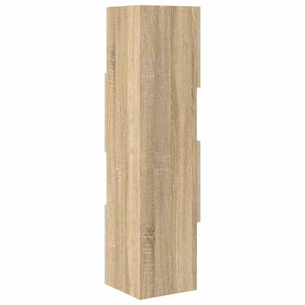Hoekkast Sonoma Eiken 25,5x25x102cm Bewerkt hout is nu te koop bij PeponiXL, paradijselijk wonen!