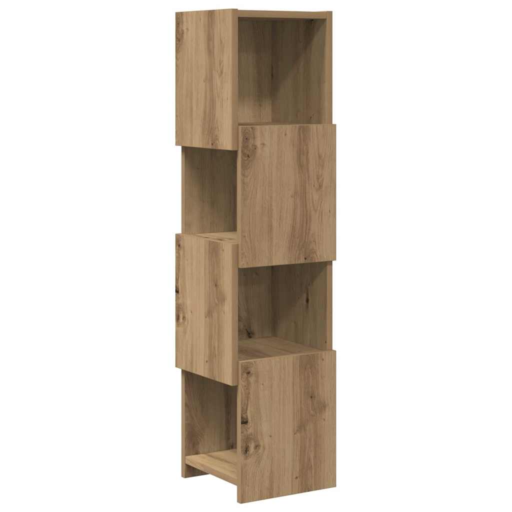 Hoekkast Artisan Eiken 25,5x25x102cm Bewerkt hout is nu te koop bij PeponiXL, paradijselijk wonen!
