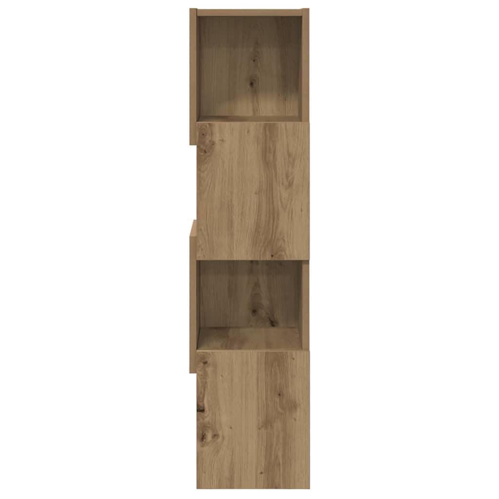 Hoekkast Artisan Eiken 25,5x25x102cm Bewerkt hout is nu te koop bij PeponiXL, paradijselijk wonen!