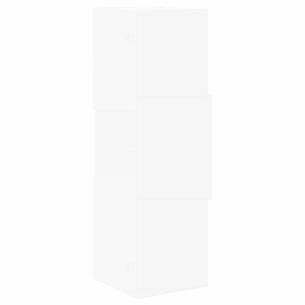Hoekkast 25,5x25x80cm Bewerkt hout is nu te koop bij PeponiXL, paradijselijk wonen!