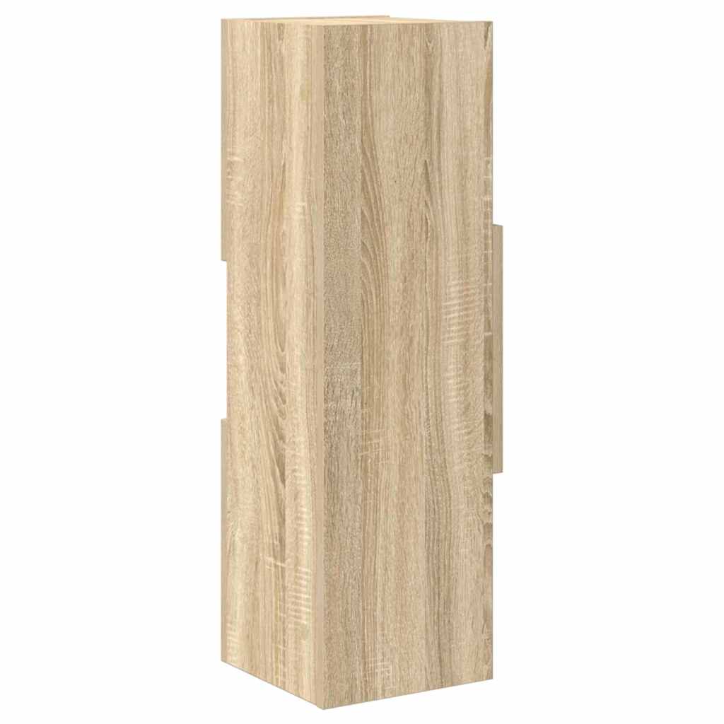 Hoekkast Sonoma Eiken 25,5x25x80cm Bewerkt hout is nu te koop bij PeponiXL, paradijselijk wonen!