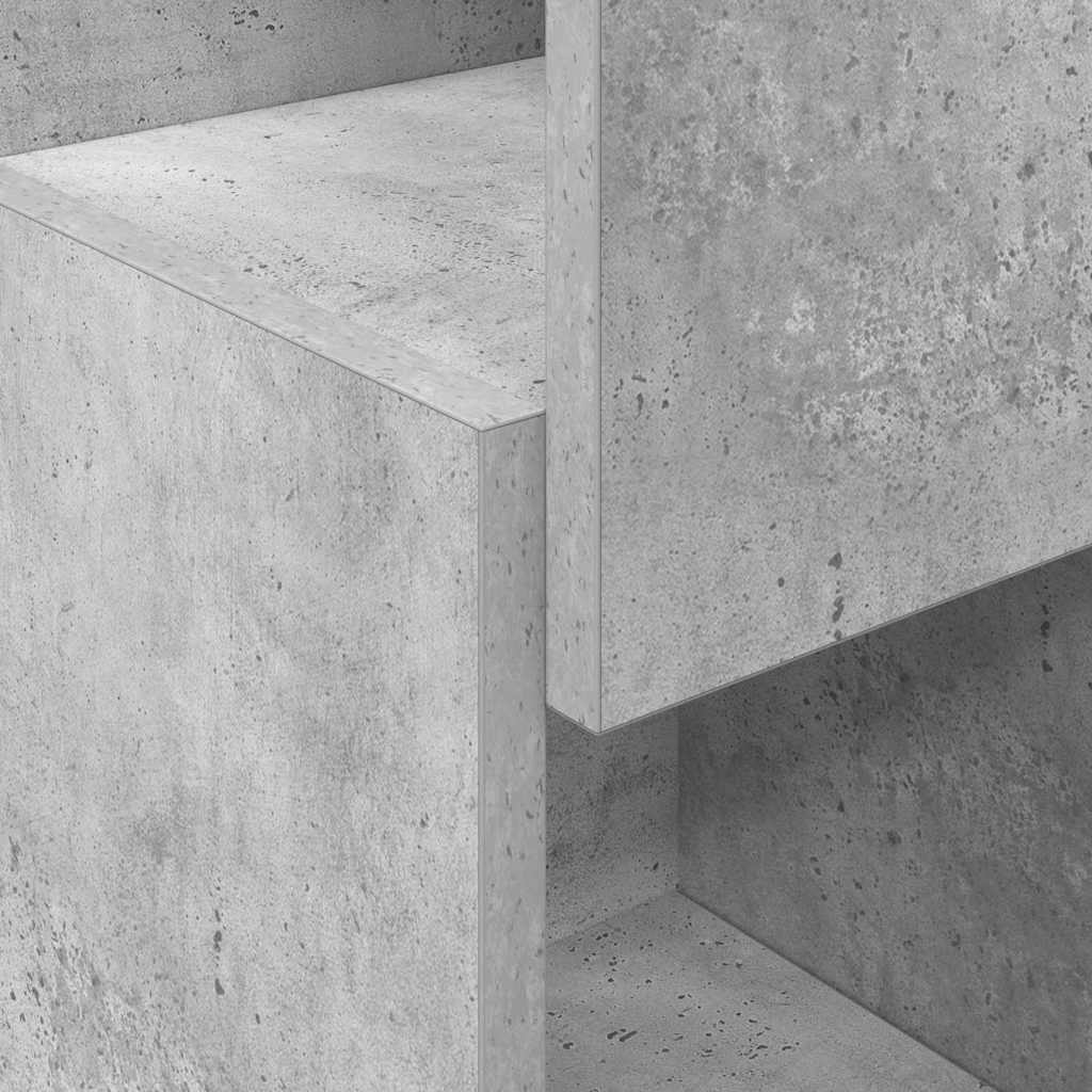 Hoekkast Beton Grijs 25,5x25x80cm Bewerkt hout is nu te koop bij PeponiXL, paradijselijk wonen!