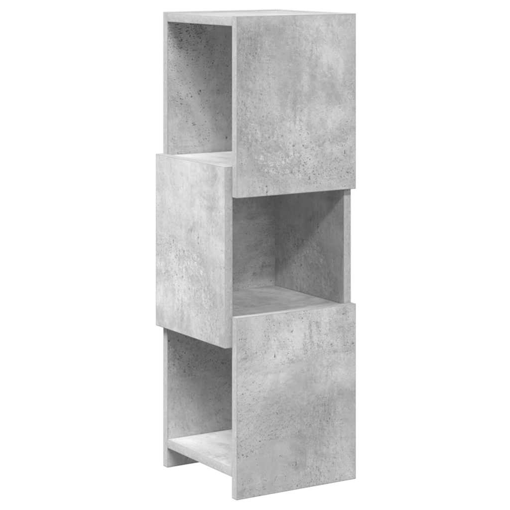 Hoekkast Beton Grijs 25,5x25x80cm Bewerkt hout is nu te koop bij PeponiXL, paradijselijk wonen!