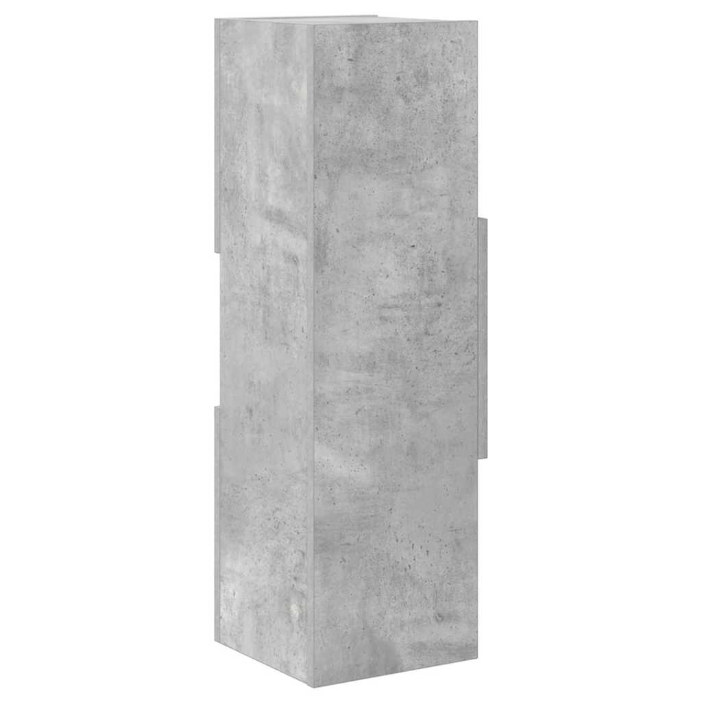 Hoekkast Beton Grijs 25,5x25x80cm Bewerkt hout is nu te koop bij PeponiXL, paradijselijk wonen!
