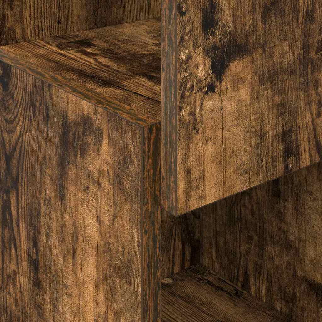 Hoekkast Gerookt eiken 25,5x25x80cm Bewerkt hout is nu te koop bij PeponiXL, paradijselijk wonen!