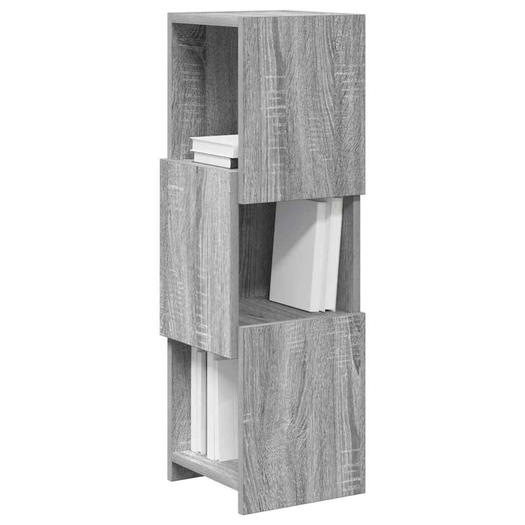 Hoekkast Grijs Sonoma 25,5x25x80cm Bewerkt hout is nu te koop bij PeponiXL, paradijselijk wonen!