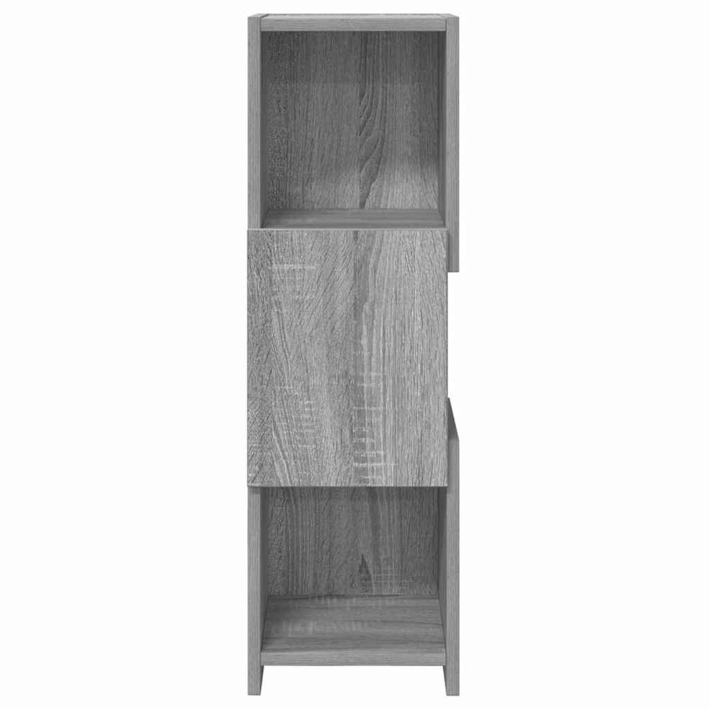 Hoekkast Grijs Sonoma 25,5x25x80cm Bewerkt hout is nu te koop bij PeponiXL, paradijselijk wonen!