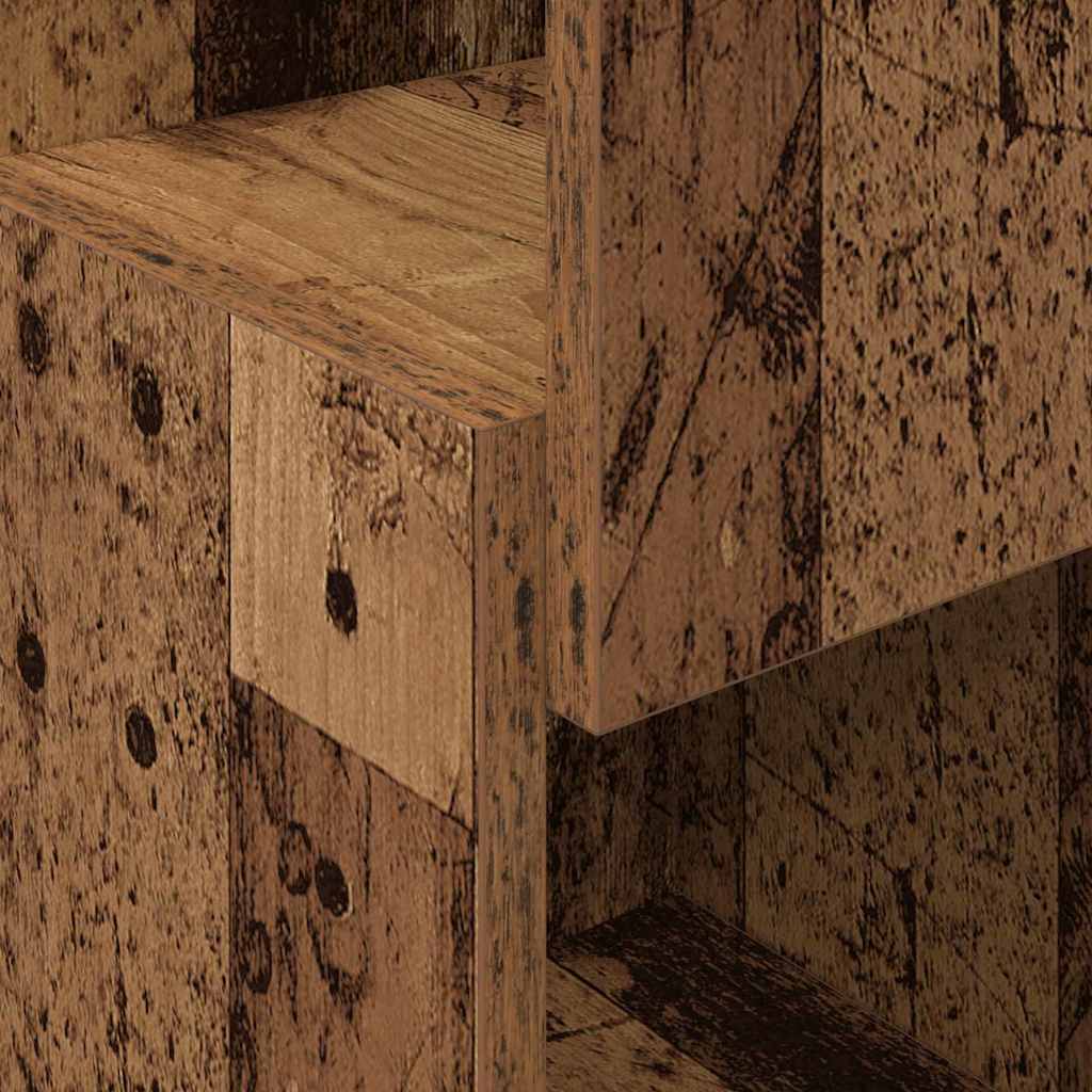 Hoekkast Oudhout 25,5x25x80cm Bewerkt hout is nu te koop bij PeponiXL, paradijselijk wonen!