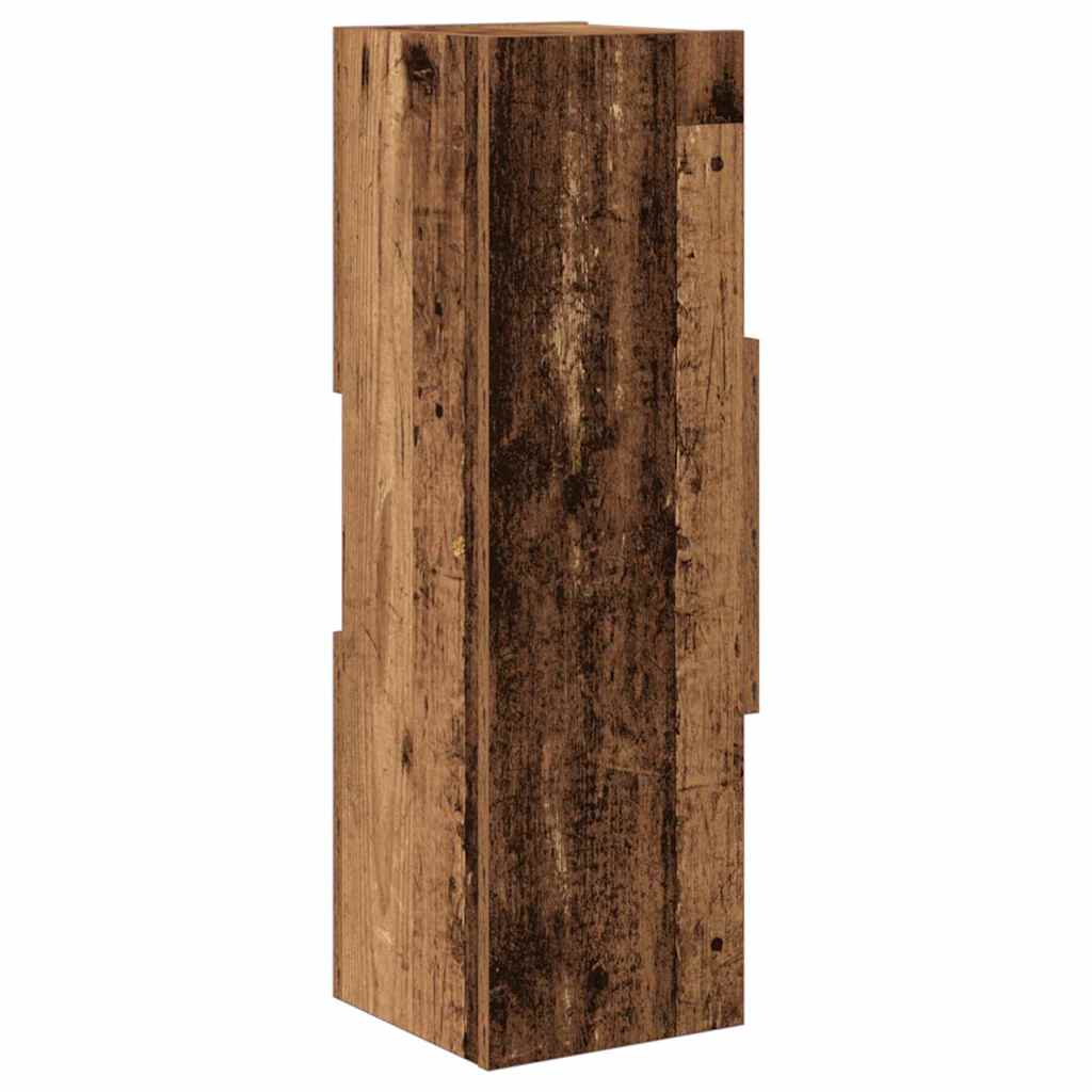 Hoekkast Oudhout 25,5x25x80cm Bewerkt hout is nu te koop bij PeponiXL, paradijselijk wonen!