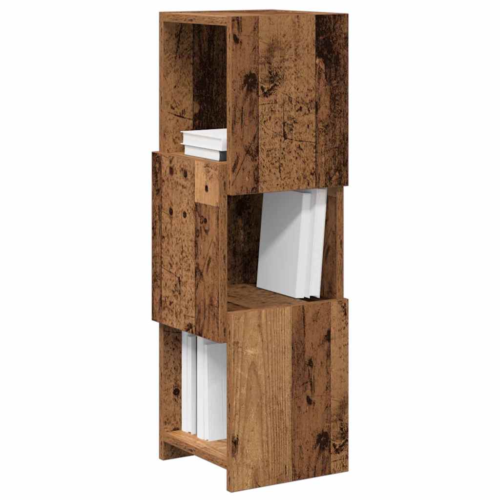 Hoekkast Oudhout 25,5x25x80cm Bewerkt hout is nu te koop bij PeponiXL, paradijselijk wonen!