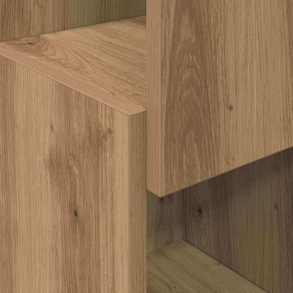 Hoekkast Artisan Eiken 25,5x25x80cm Bewerkt hout is nu te koop bij PeponiXL, paradijselijk wonen!