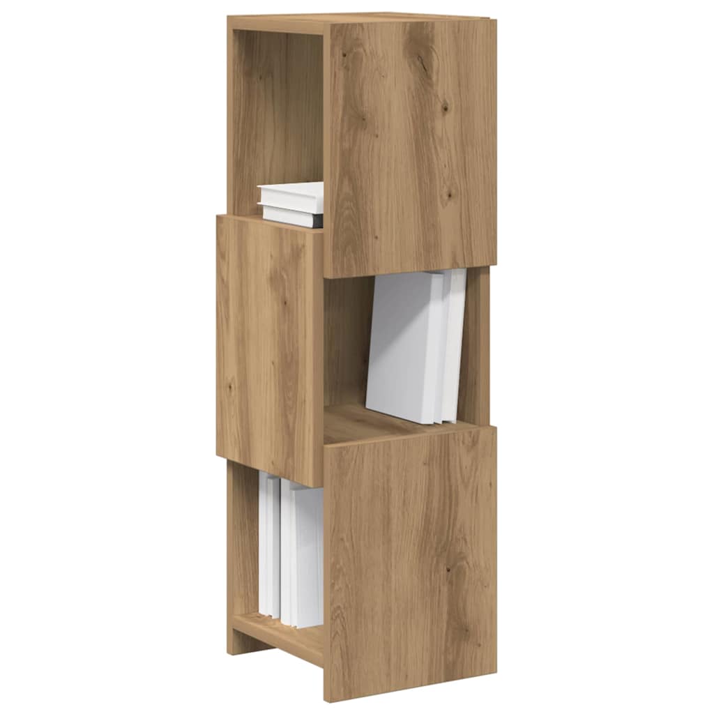 Hoekkast Artisan Eiken 25,5x25x80cm Bewerkt hout is nu te koop bij PeponiXL, paradijselijk wonen!