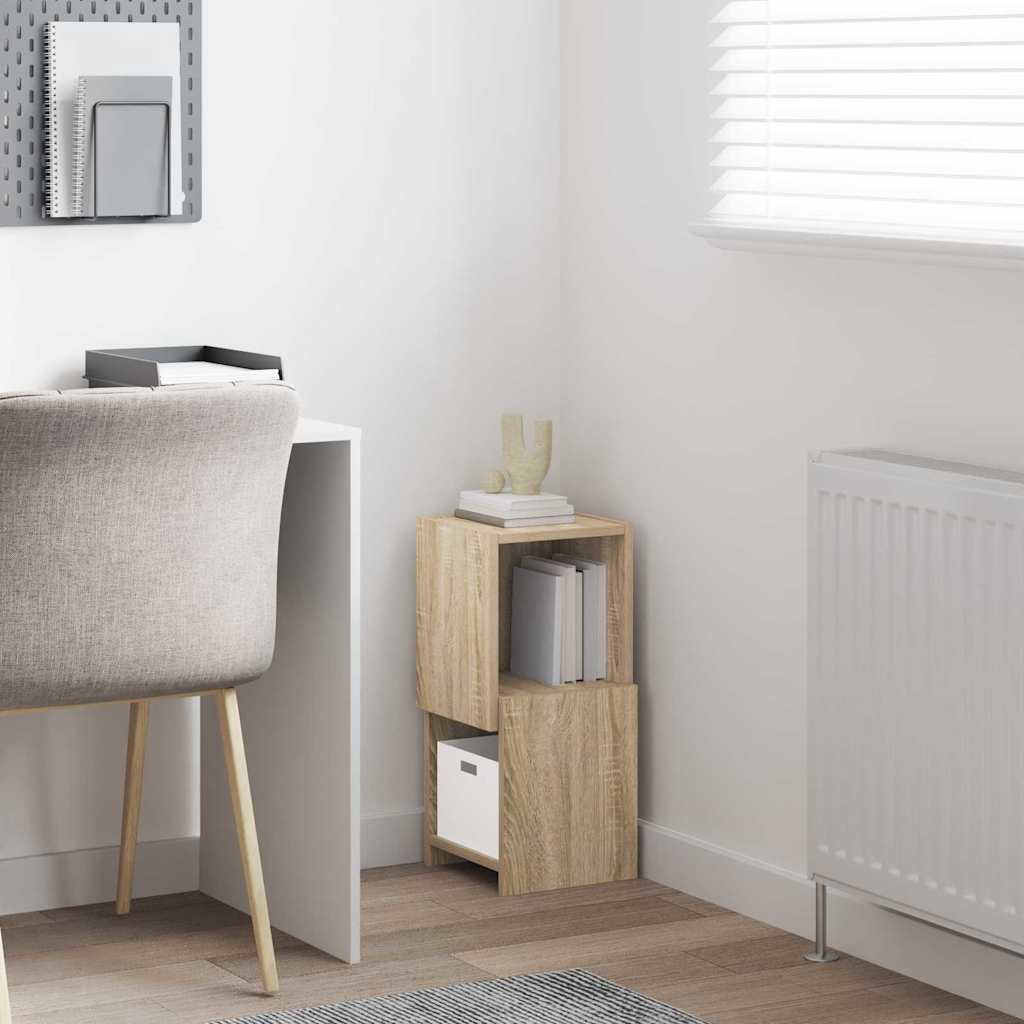 Hoekkast Sonoma Eiken 25,5x25x55cm Bewerkt hout is nu te koop bij PeponiXL, paradijselijk wonen!