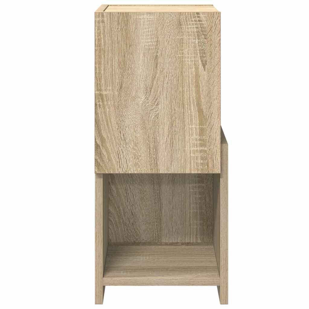 Hoekkast Sonoma Eiken 25,5x25x55cm Bewerkt hout is nu te koop bij PeponiXL, paradijselijk wonen!