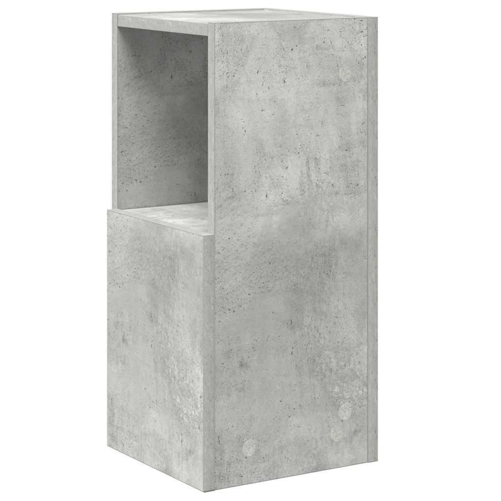 Hoekkast Beton Grijs 25,5x25x55cm Bewerkt hout is nu te koop bij PeponiXL, paradijselijk wonen!
