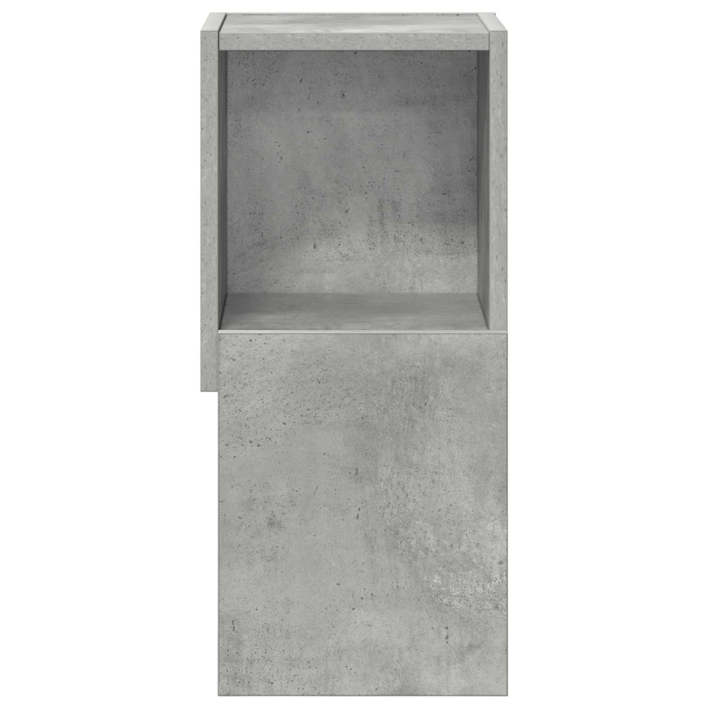 Hoekkast Beton Grijs 25,5x25x55cm Bewerkt hout is nu te koop bij PeponiXL, paradijselijk wonen!