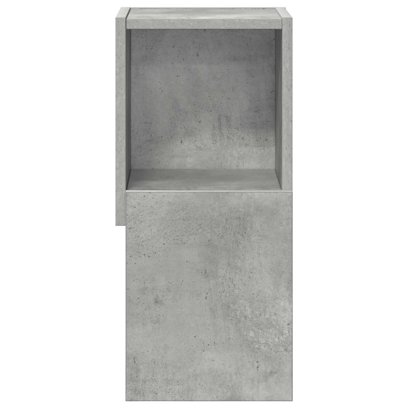 Hoekkast Beton Grijs 25,5x25x55cm Bewerkt hout is nu te koop bij PeponiXL, paradijselijk wonen!