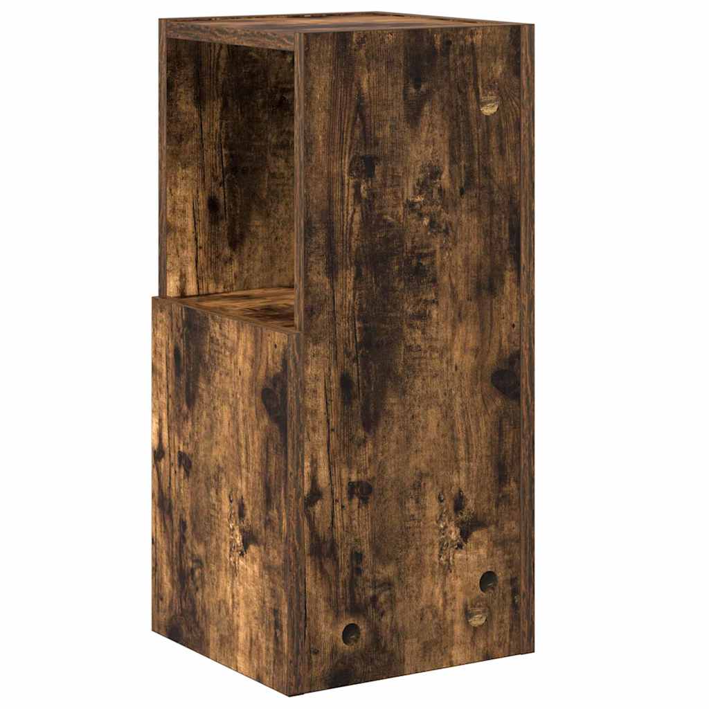 Hoekkast Gerookt eiken 25,5x25x55cm Bewerkt hout is nu te koop bij PeponiXL, paradijselijk wonen!