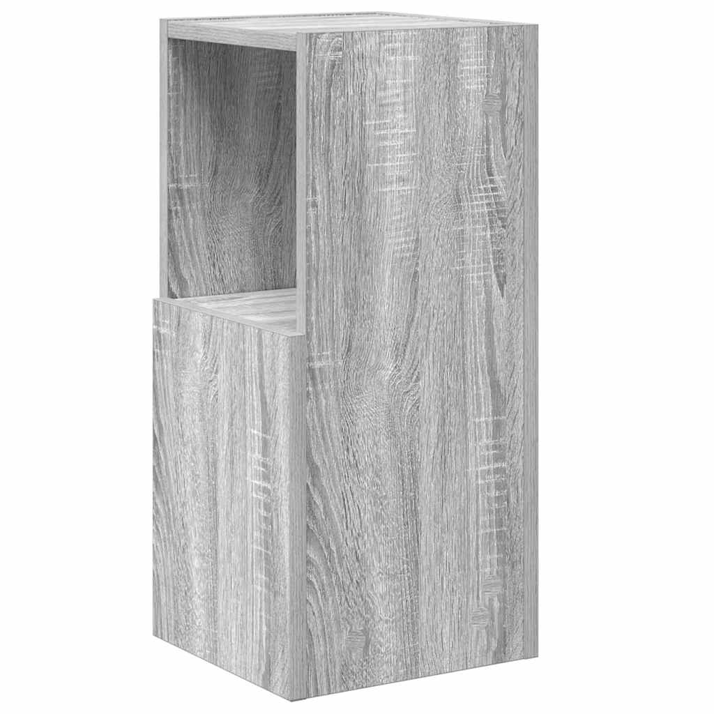 Hoekkast Grijs Sonoma 25,5x25x55cm Bewerkt hout is nu te koop bij PeponiXL, paradijselijk wonen!
