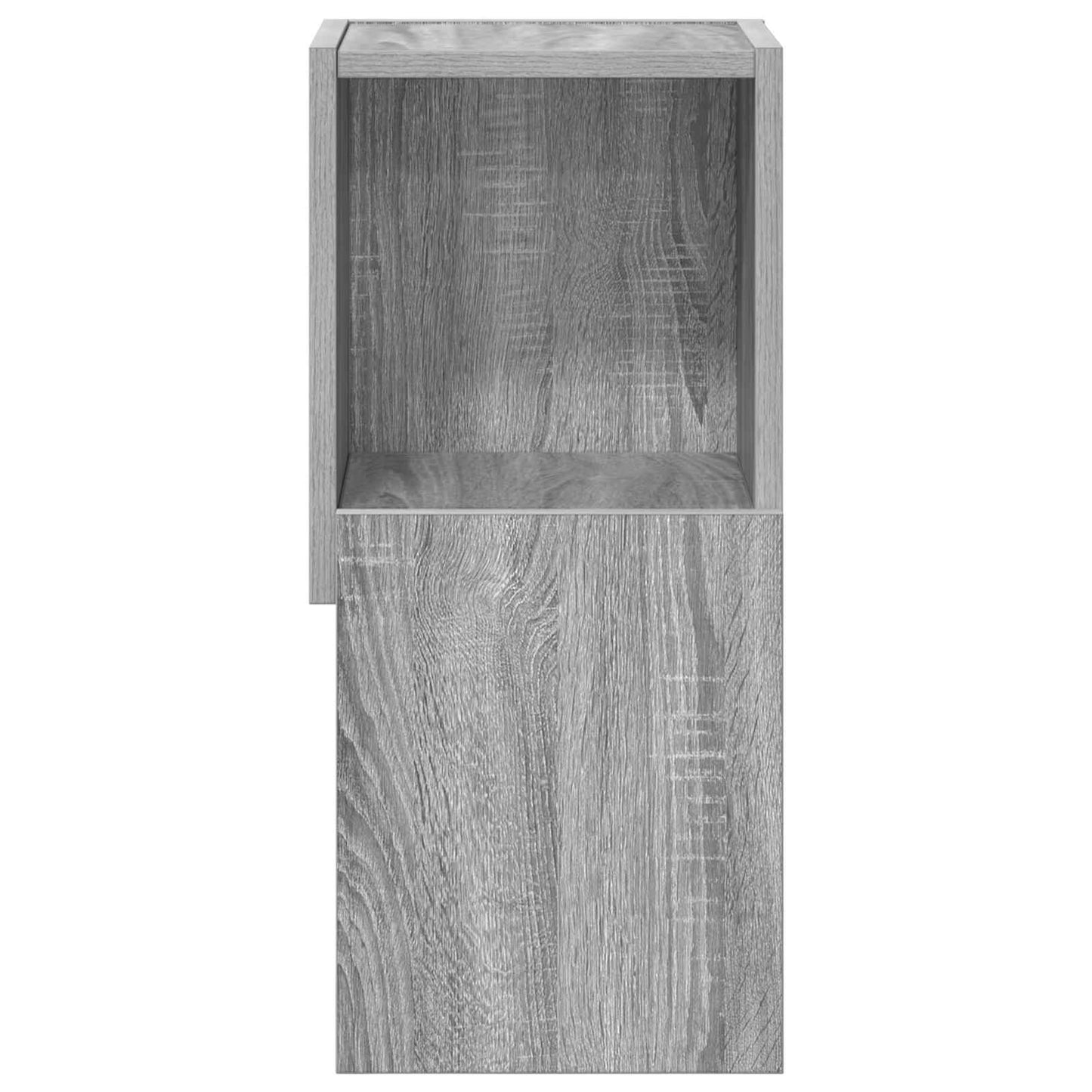 Hoekkast Grijs Sonoma 25,5x25x55cm Bewerkt hout is nu te koop bij PeponiXL, paradijselijk wonen!
