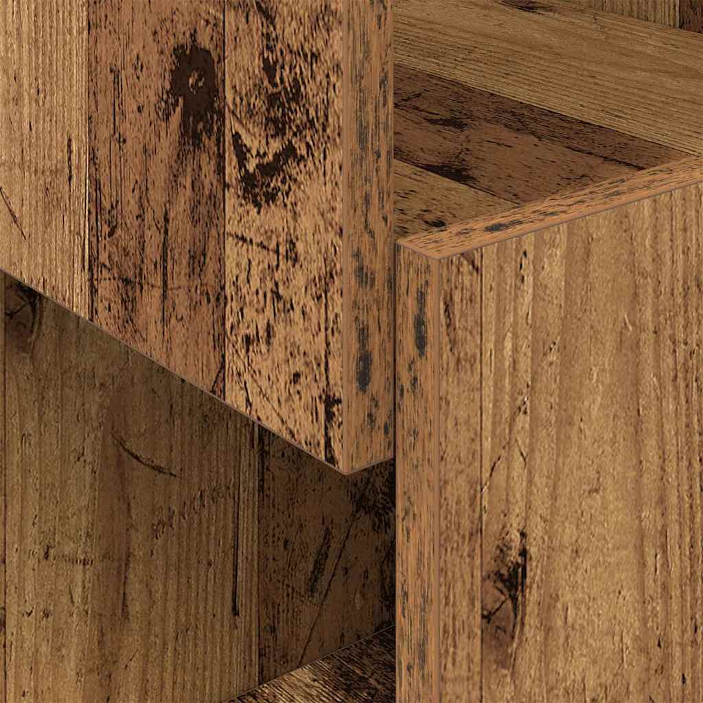 Hoekkast Oudhout 25,5x25x55cm Bewerkt hout is nu te koop bij PeponiXL, paradijselijk wonen!