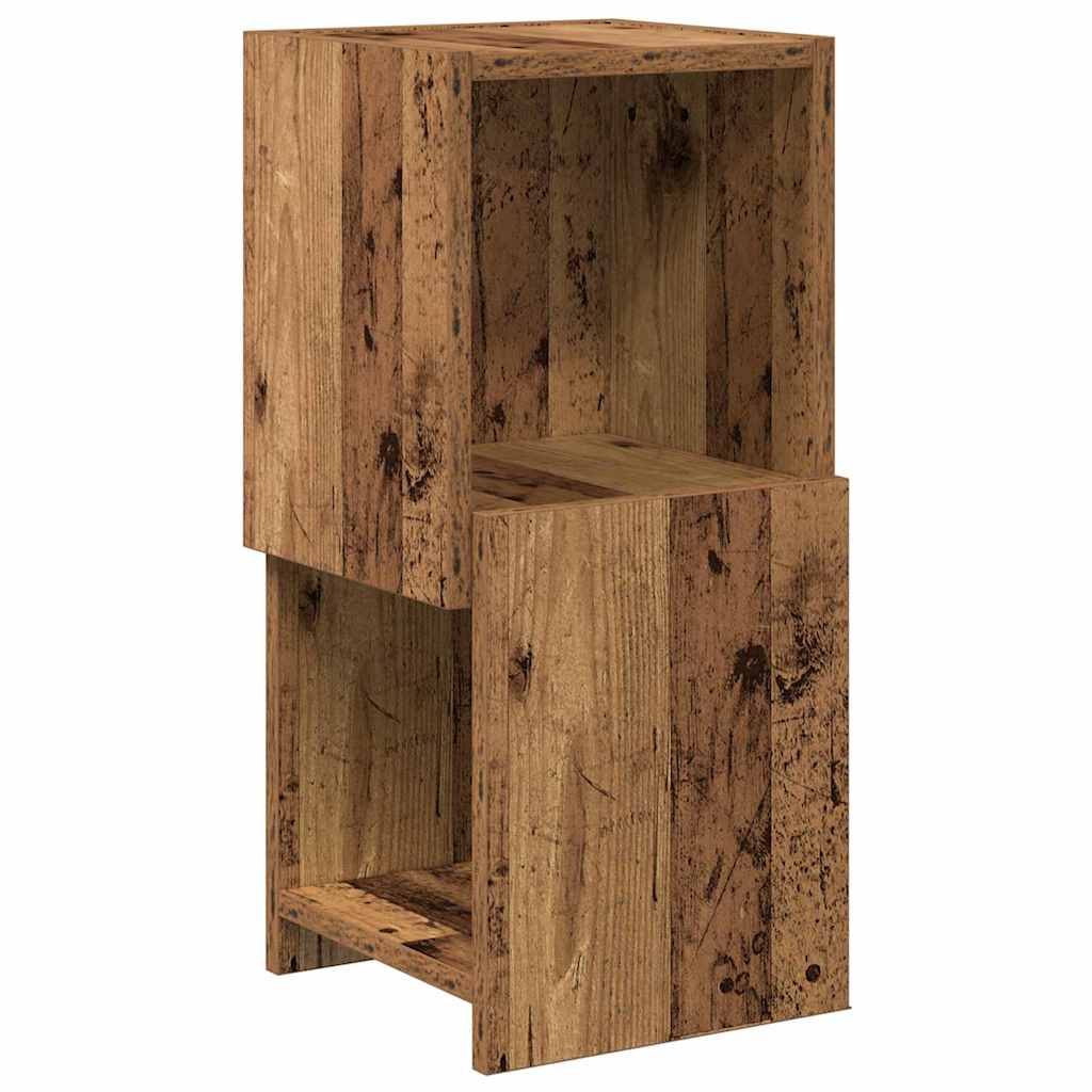 Hoekkast Oudhout 25,5x25x55cm Bewerkt hout is nu te koop bij PeponiXL, paradijselijk wonen!