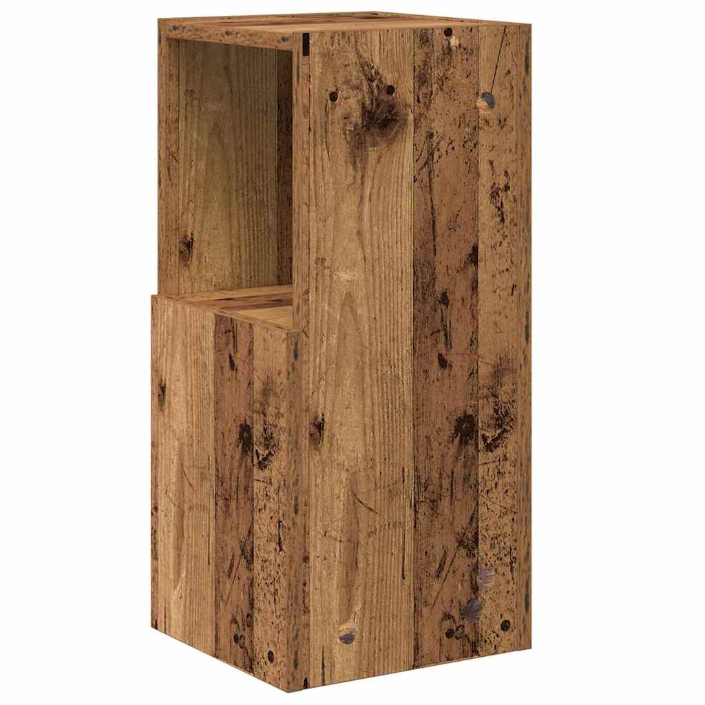Hoekkast Oudhout 25,5x25x55cm Bewerkt hout is nu te koop bij PeponiXL, paradijselijk wonen!
