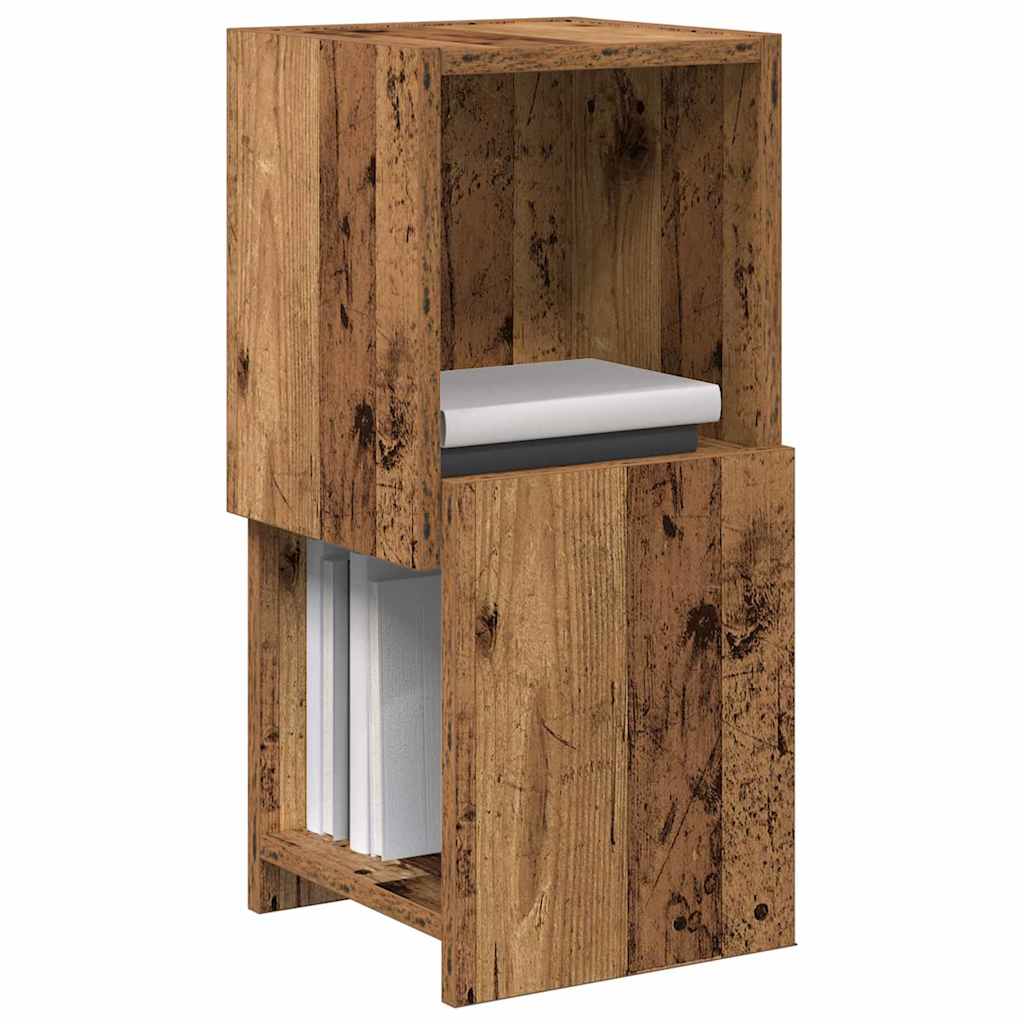 Hoekkast Oudhout 25,5x25x55cm Bewerkt hout is nu te koop bij PeponiXL, paradijselijk wonen!