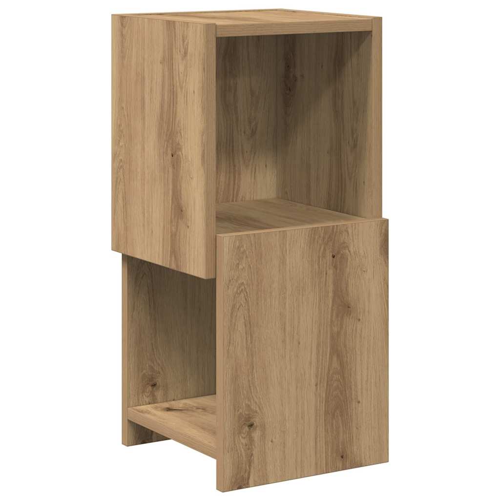 Hoekkast Artisan Eiken 25,5x25x55cm Bewerkt hout is nu te koop bij PeponiXL, paradijselijk wonen!