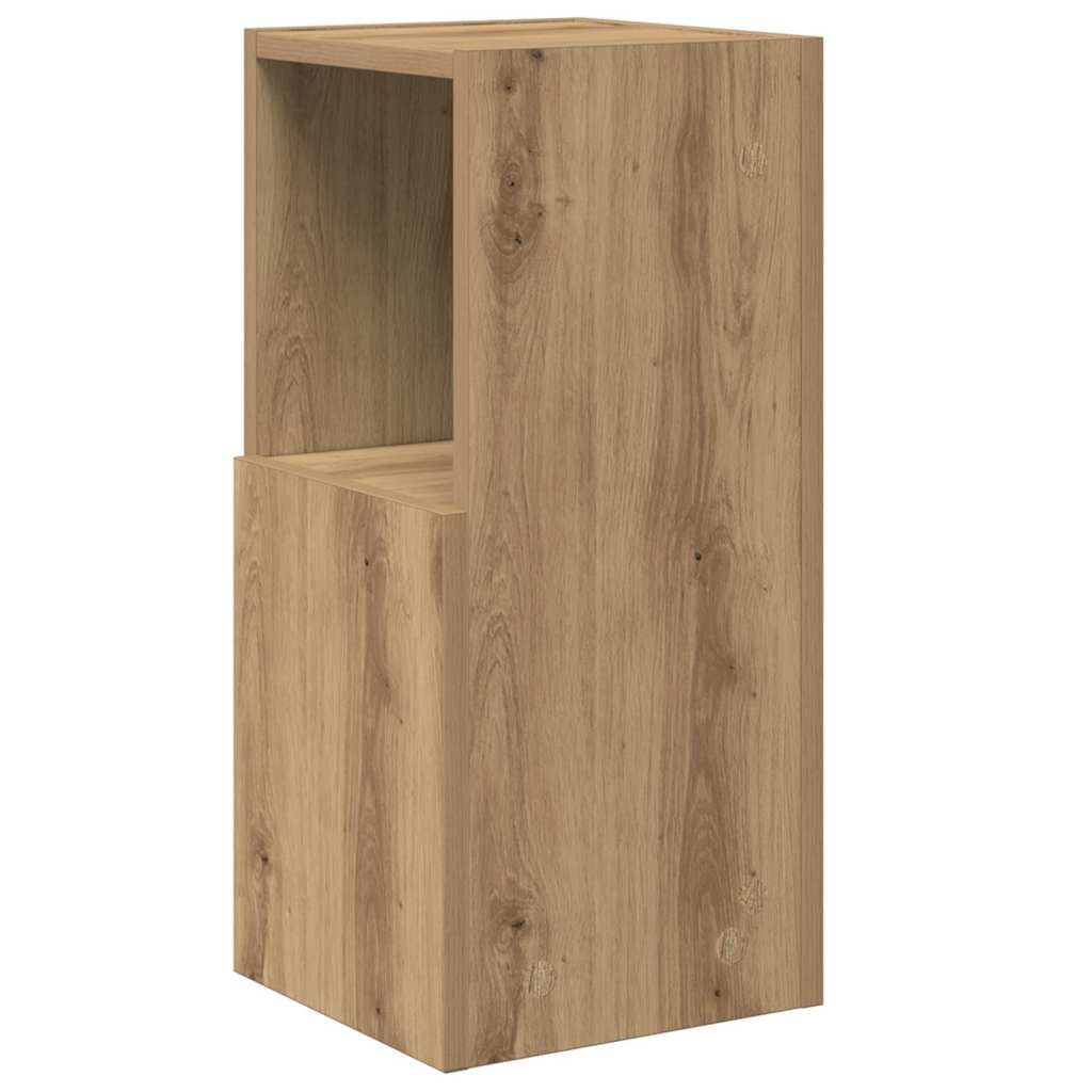 Hoekkast Artisan Eiken 25,5x25x55cm Bewerkt hout is nu te koop bij PeponiXL, paradijselijk wonen!