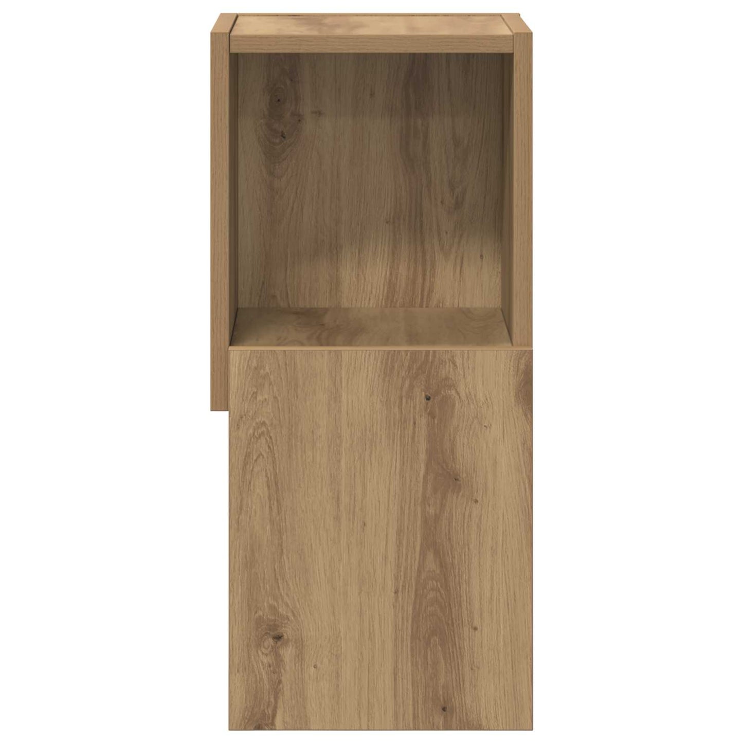 Hoekkast Artisan Eiken 25,5x25x55cm Bewerkt hout is nu te koop bij PeponiXL, paradijselijk wonen!