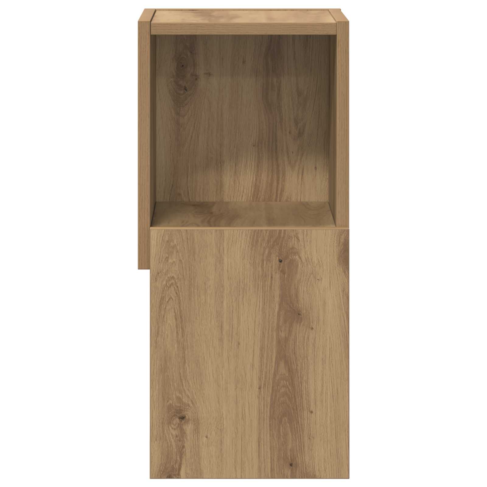 Hoekkast Artisan Eiken 25,5x25x55cm Bewerkt hout is nu te koop bij PeponiXL, paradijselijk wonen!