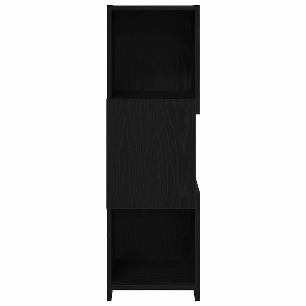Hoekkast Zwart Eiken 30,5x30x95cm Bewerkt hout is nu te koop bij PeponiXL, paradijselijk wonen!