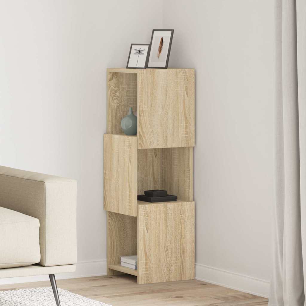 Hoekkast Sonoma Eiken 30,5x30x95cm Bewerkt hout is nu te koop bij PeponiXL, paradijselijk wonen!