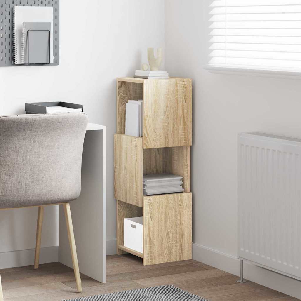 Hoekkast Sonoma Eiken 30,5x30x95cm Bewerkt hout is nu te koop bij PeponiXL, paradijselijk wonen!