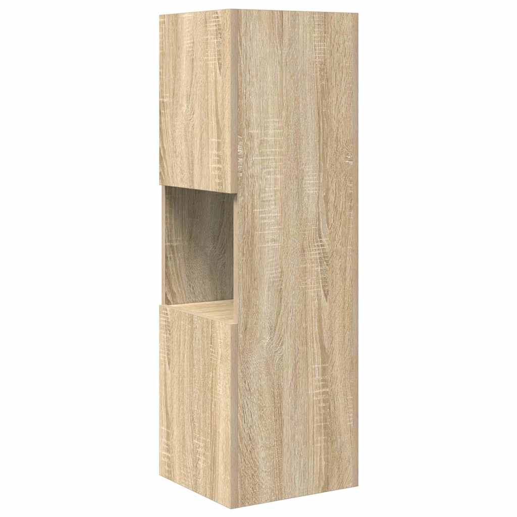 Hoekkast Sonoma Eiken 30,5x30x95cm Bewerkt hout is nu te koop bij PeponiXL, paradijselijk wonen!
