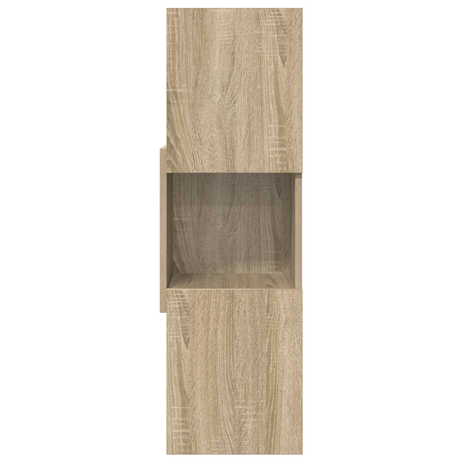 Hoekkast Sonoma Eiken 30,5x30x95cm Bewerkt hout is nu te koop bij PeponiXL, paradijselijk wonen!