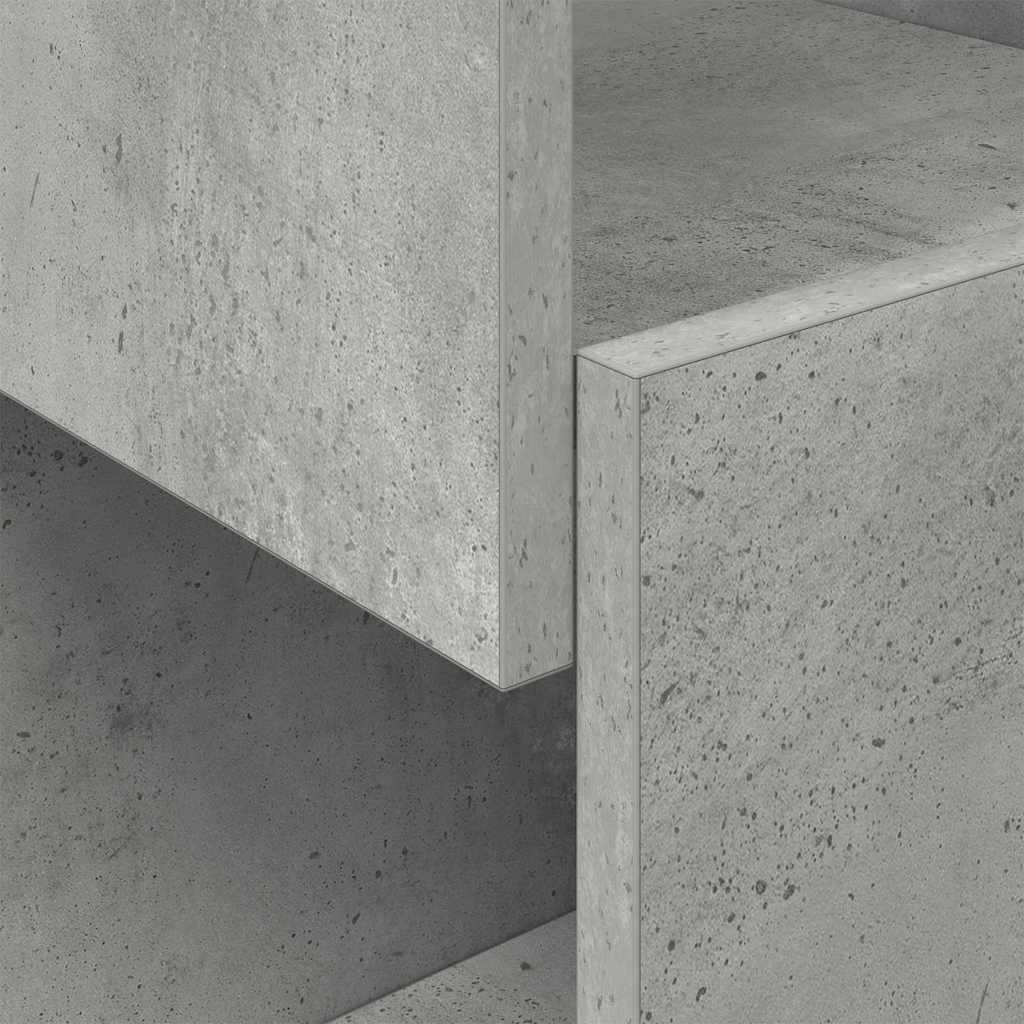 Hoekkast Beton Grijs 30,5x30x95cm Bewerkt hout is nu te koop bij PeponiXL, paradijselijk wonen!
