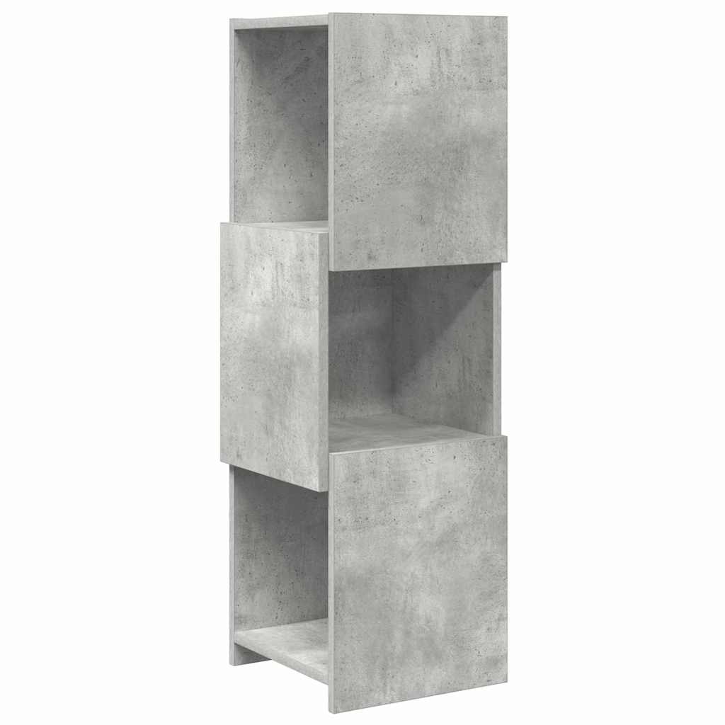 Hoekkast Beton Grijs 30,5x30x95cm Bewerkt hout is nu te koop bij PeponiXL, paradijselijk wonen!