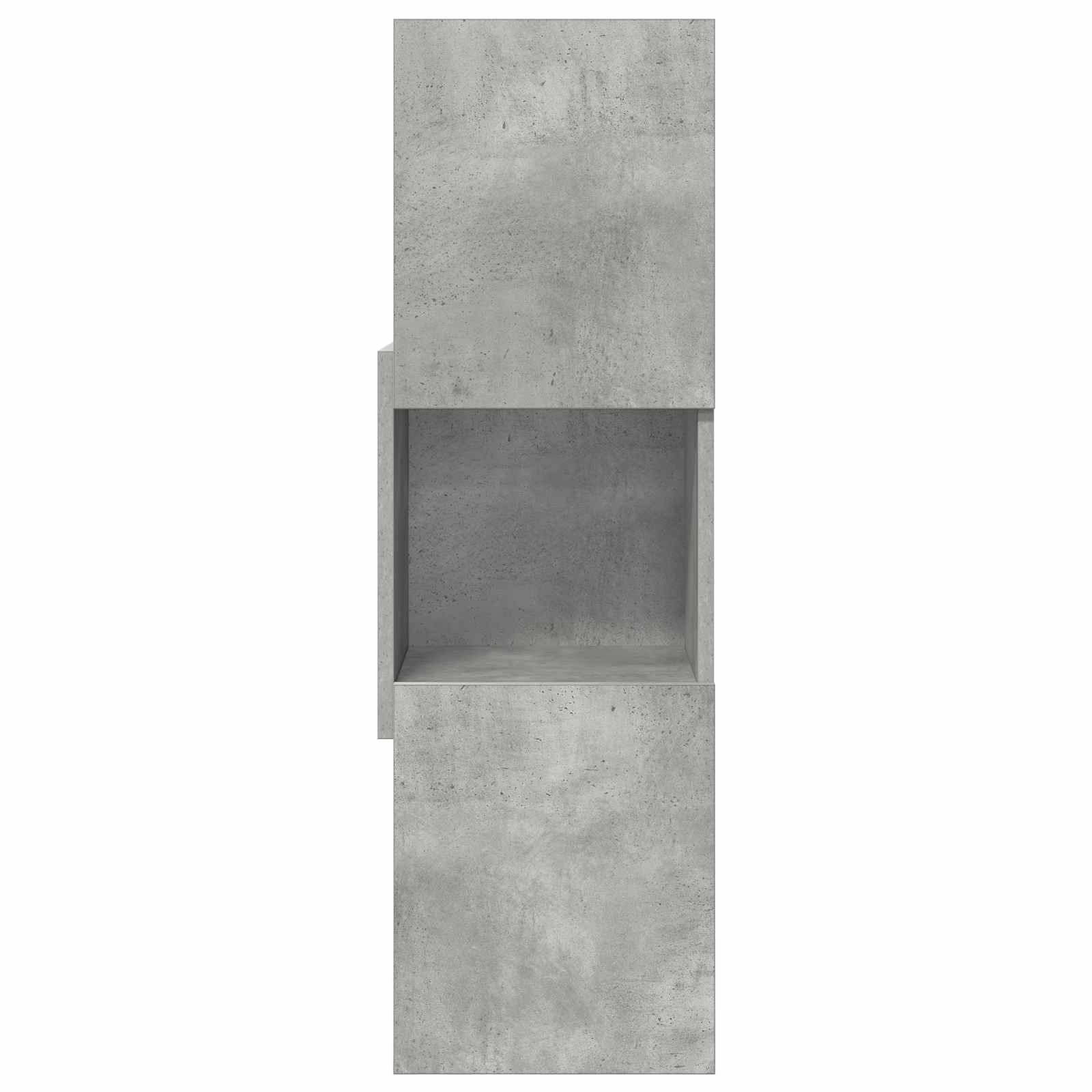 Hoekkast Beton Grijs 30,5x30x95cm Bewerkt hout is nu te koop bij PeponiXL, paradijselijk wonen!