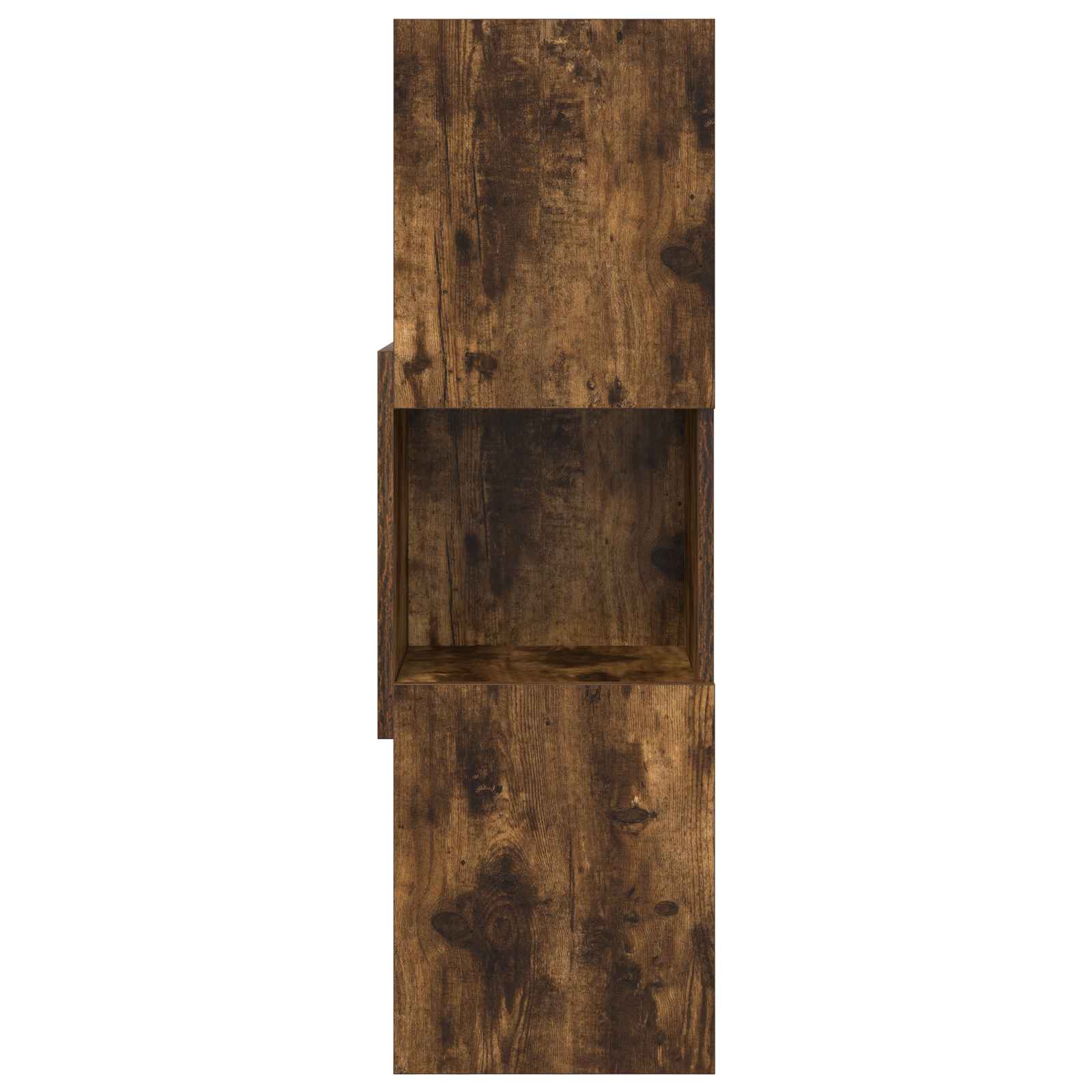 Hoekkast Gerookt eiken 30,5x30x95cm Bewerkt hout is nu te koop bij PeponiXL, paradijselijk wonen!