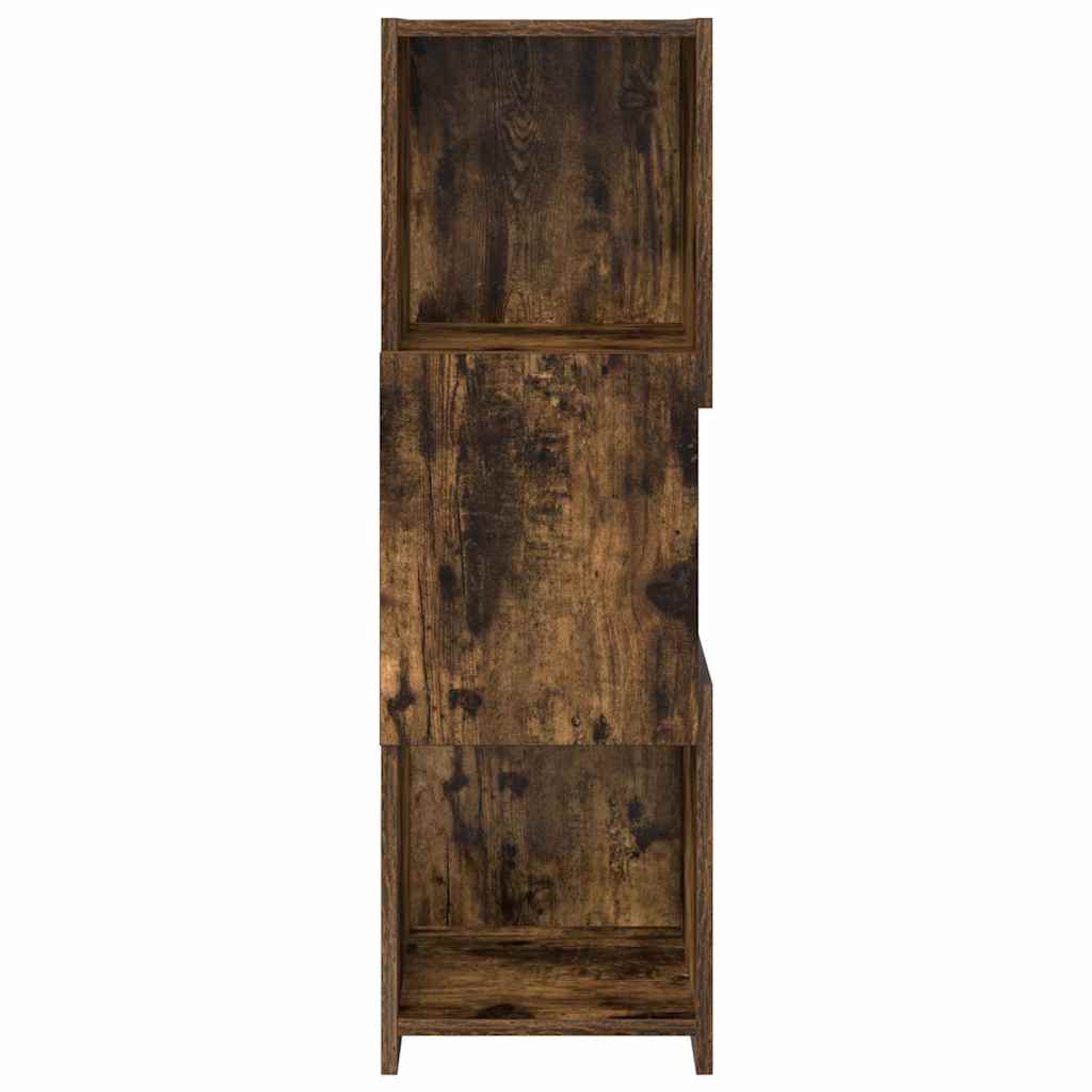Hoekkast Gerookt eiken 30,5x30x95cm Bewerkt hout is nu te koop bij PeponiXL, paradijselijk wonen!