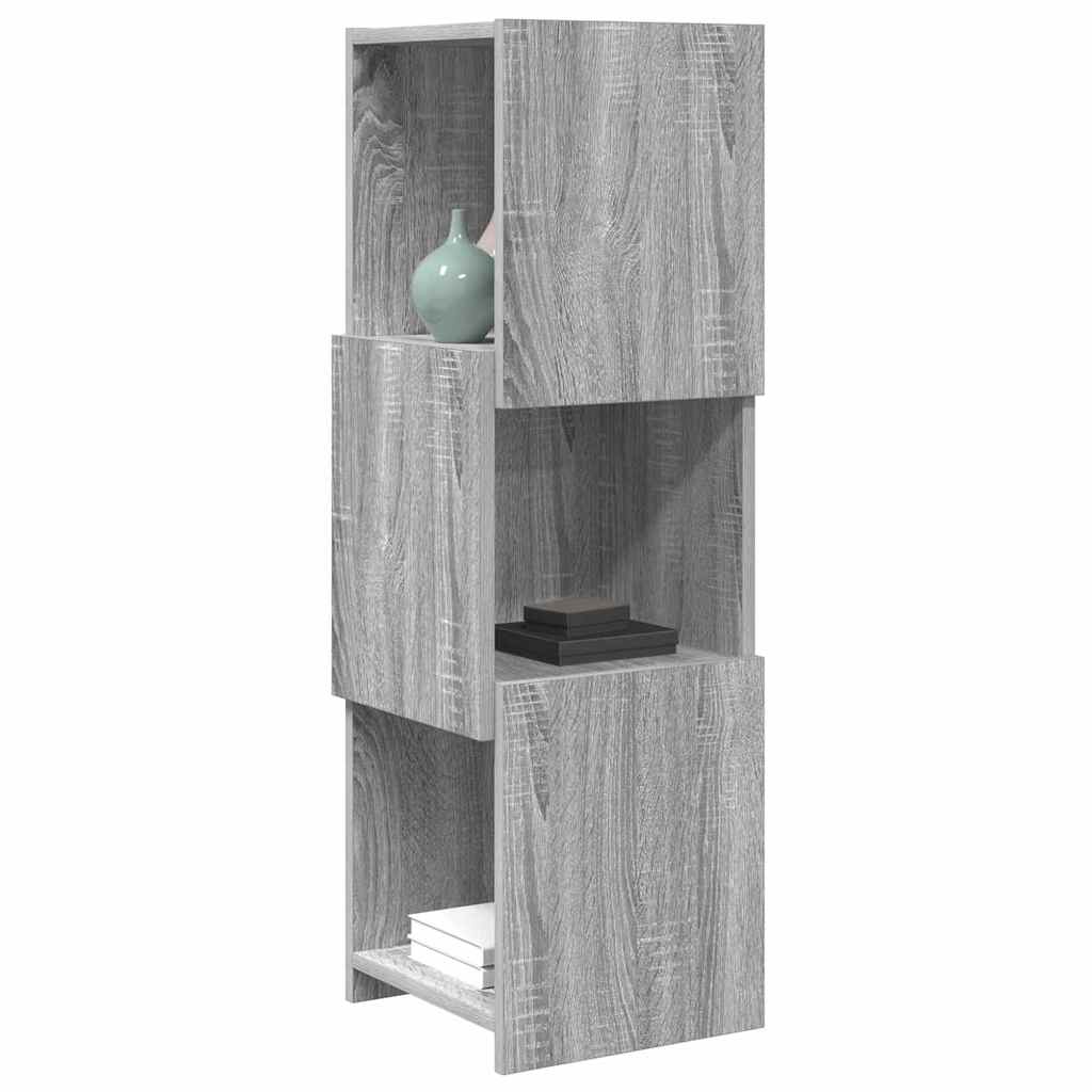 Hoekkast Grijs Sonoma 30,5x30x95cm Bewerkt hout is nu te koop bij PeponiXL, paradijselijk wonen!