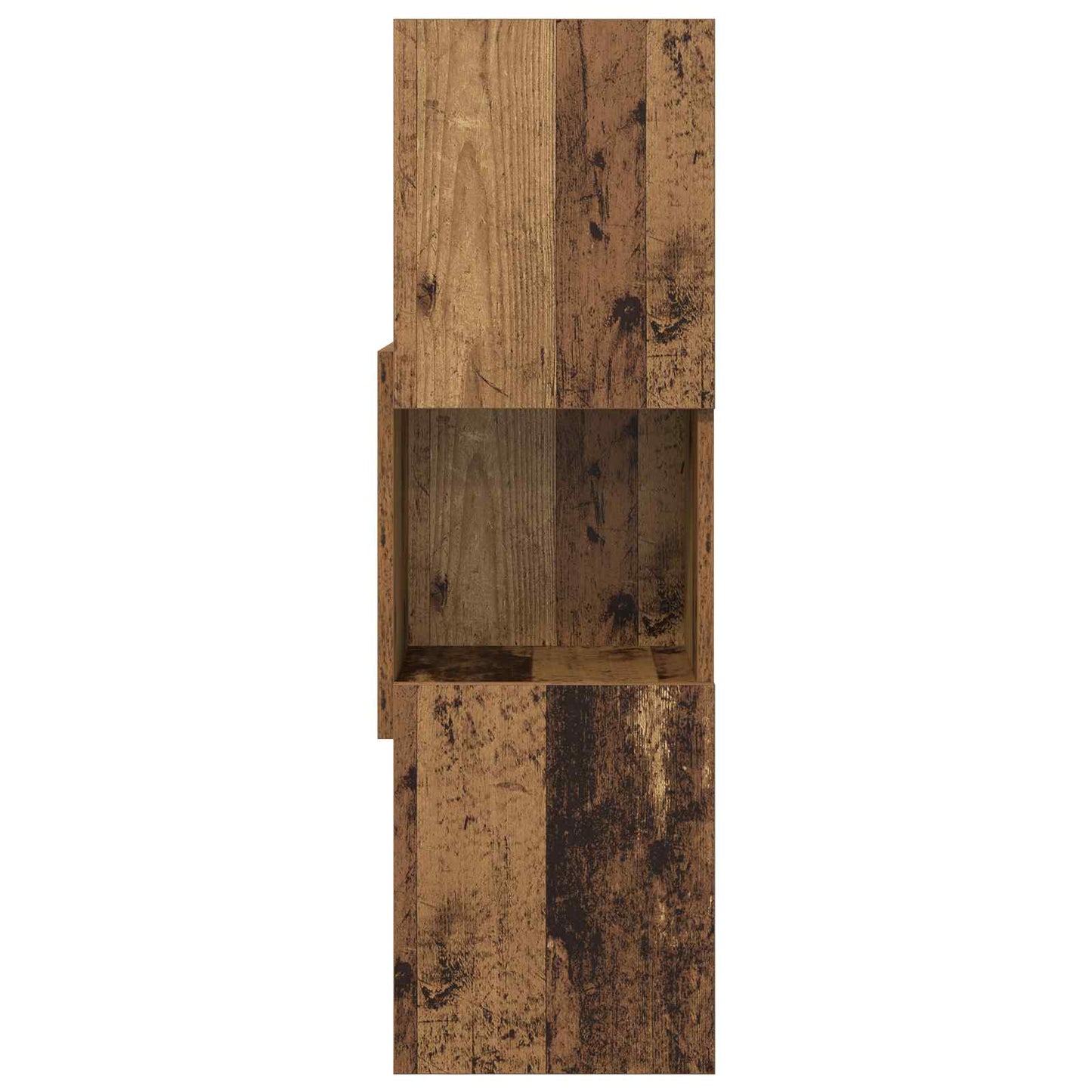 Hoekkast Oudhout 30,5x30x95cm Bewerkt hout is nu te koop bij PeponiXL, paradijselijk wonen!