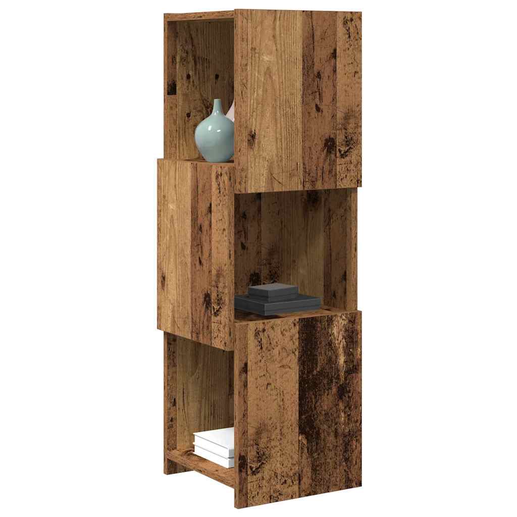 Hoekkast Oudhout 30,5x30x95cm Bewerkt hout is nu te koop bij PeponiXL, paradijselijk wonen!