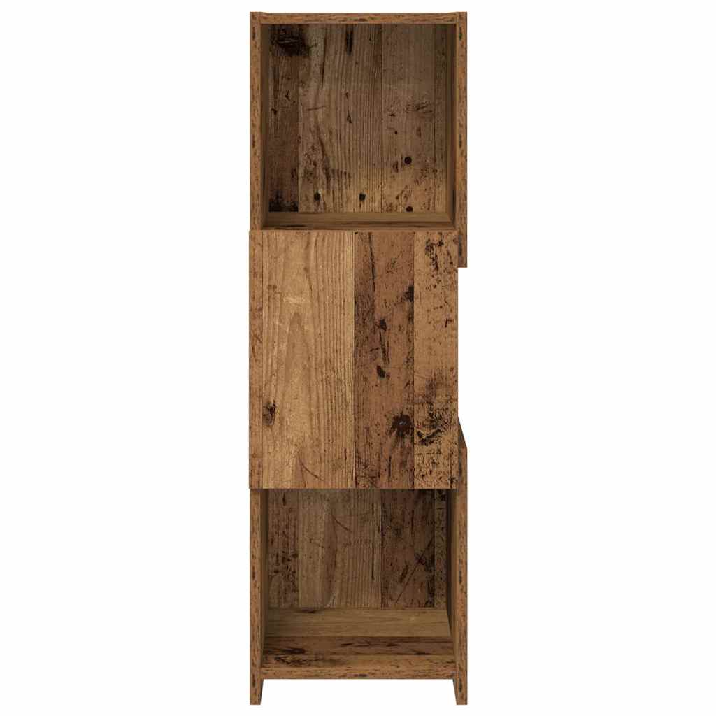Hoekkast Oudhout 30,5x30x95cm Bewerkt hout is nu te koop bij PeponiXL, paradijselijk wonen!