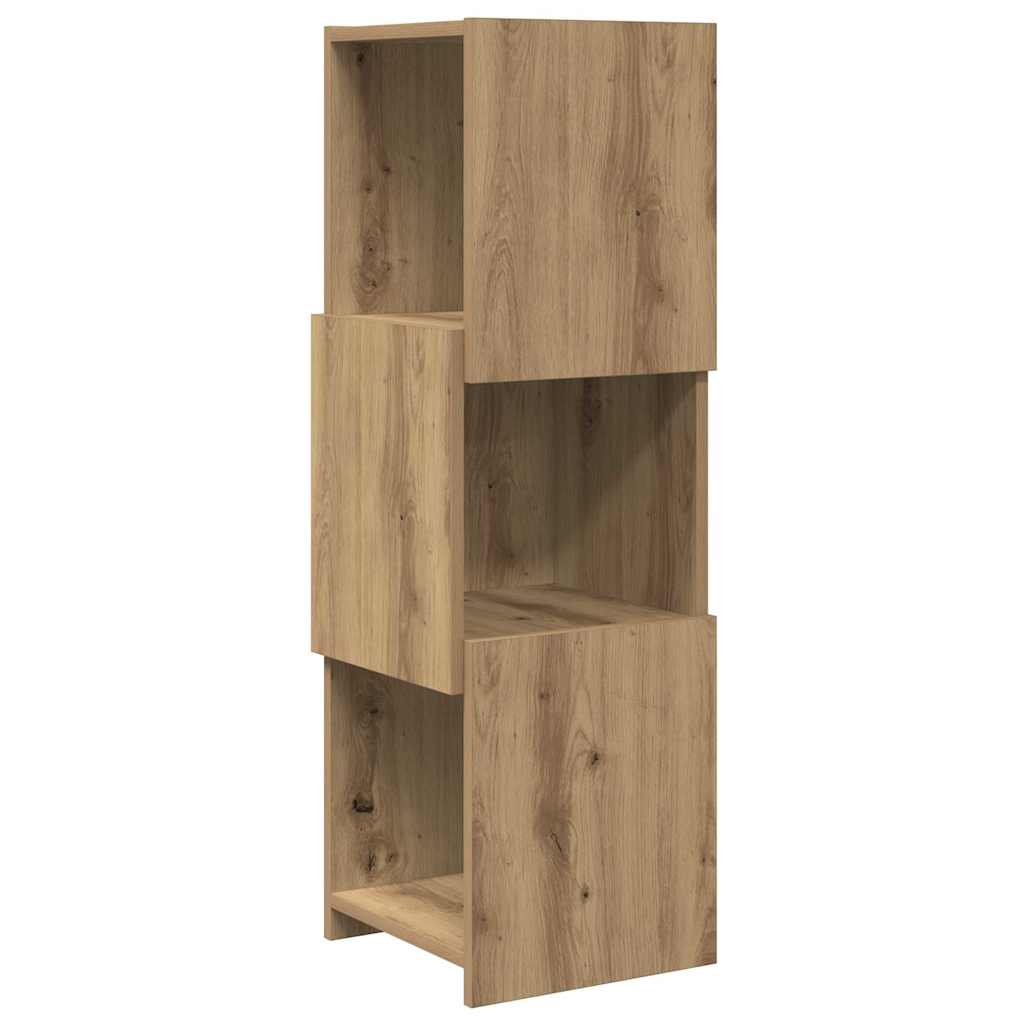 Hoekkast Artisan Eiken 30,5x30x95cm Bewerkt hout is nu te koop bij PeponiXL, paradijselijk wonen!